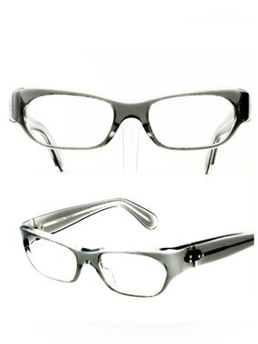 1960’s‎ Vintage Translucent Gray Eyeglasses